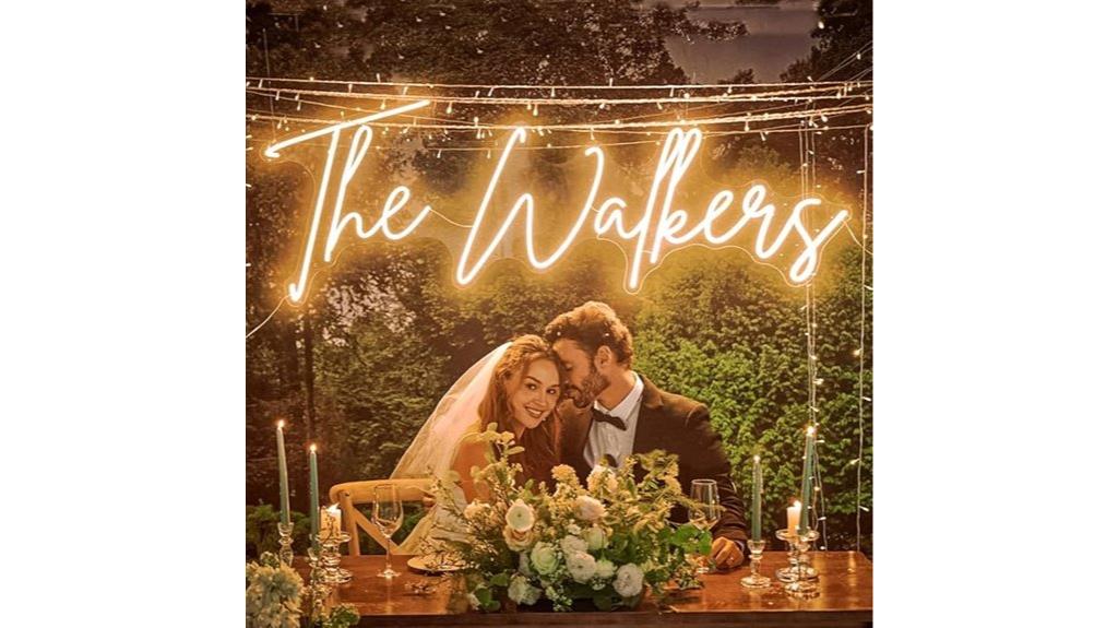 personalized neon light sign