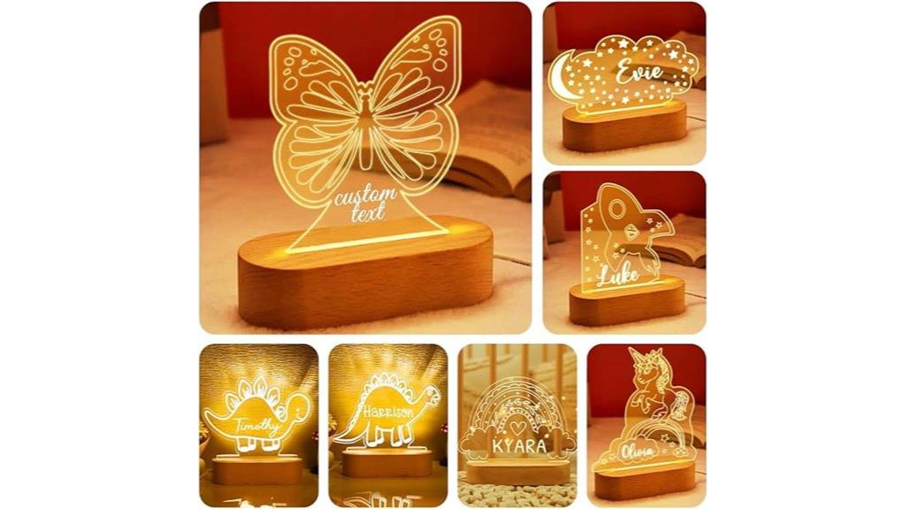 personalized night light gift