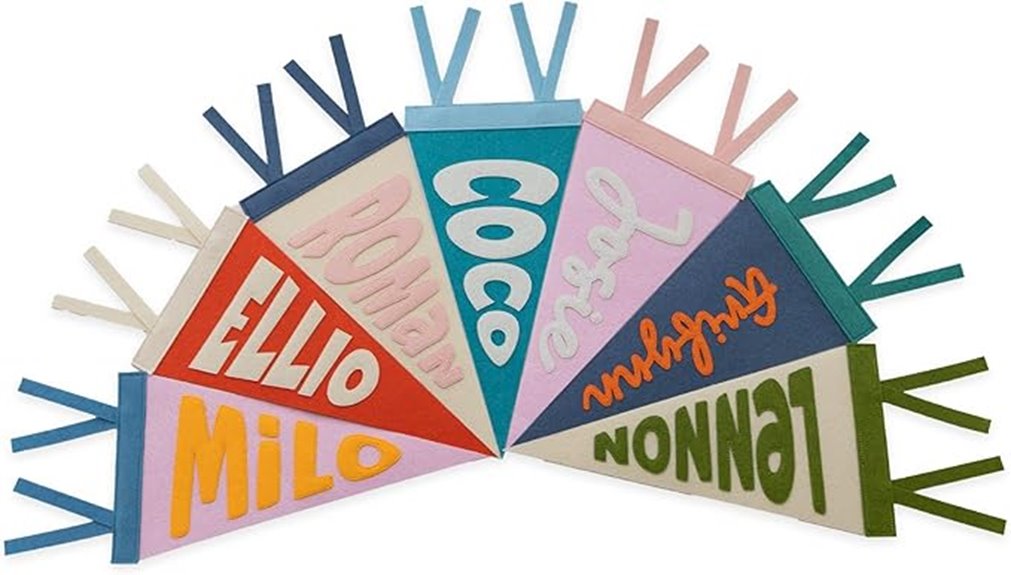 personalized nursery name banner