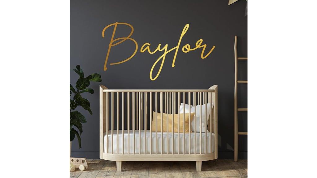 personalized nursery wall art