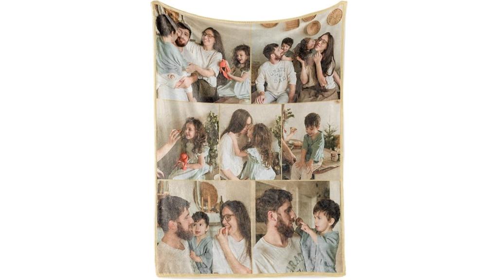 personalized photo blanket shipping