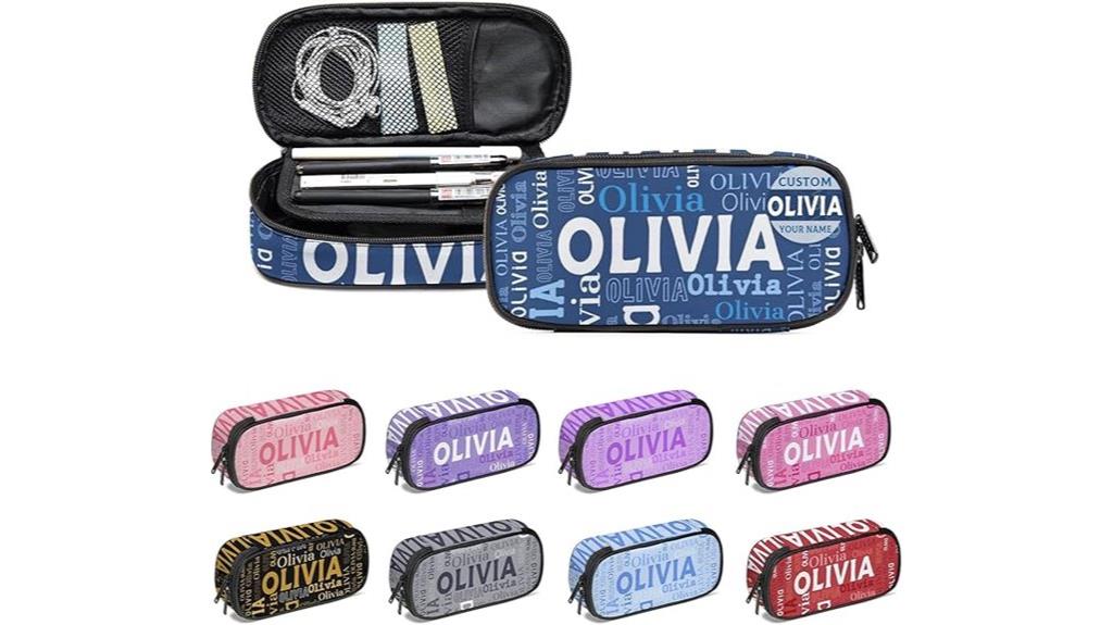 personalized school pencil case