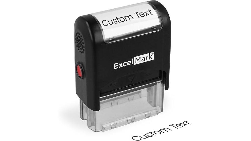 personalized self inking stamp
