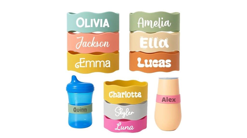 personalized silicone bottle bands
