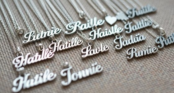 personalized silver name necklaces