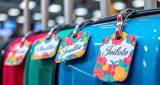 personalized stylish travel tags