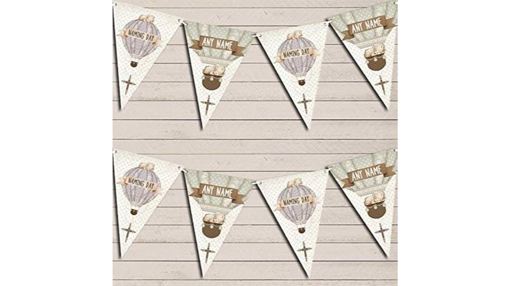 personalized teddy bear garland