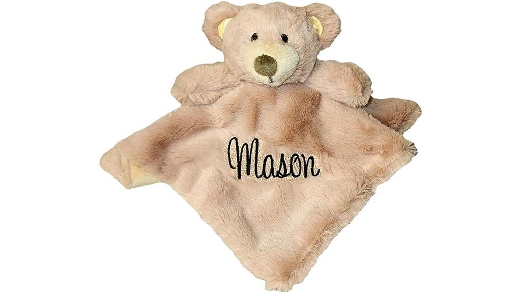 personalized teddy bear lovey