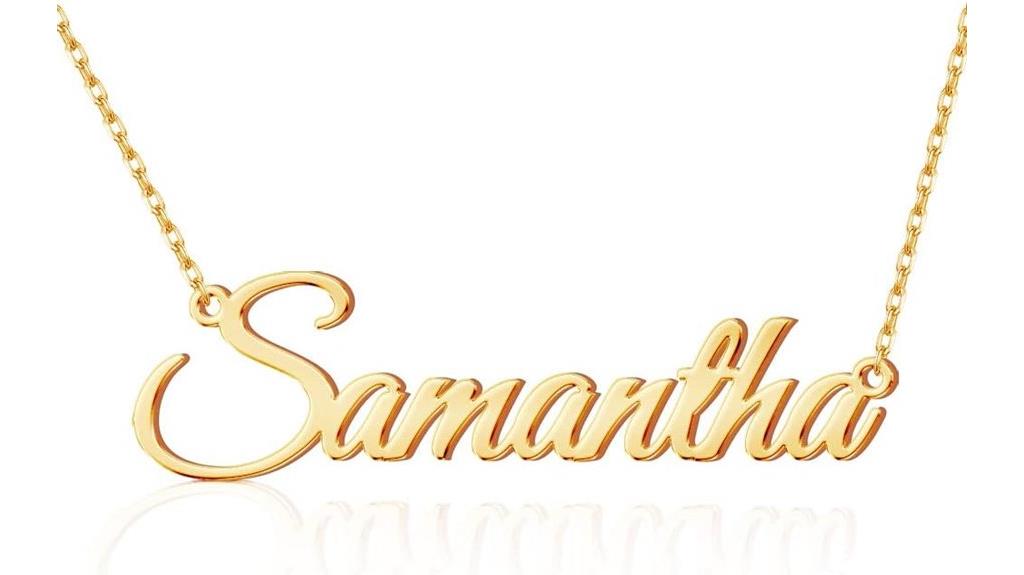 personalized tiny name necklace