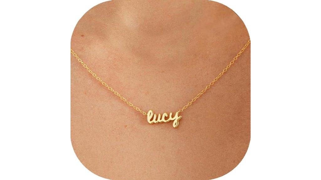 personalized tiny name necklace