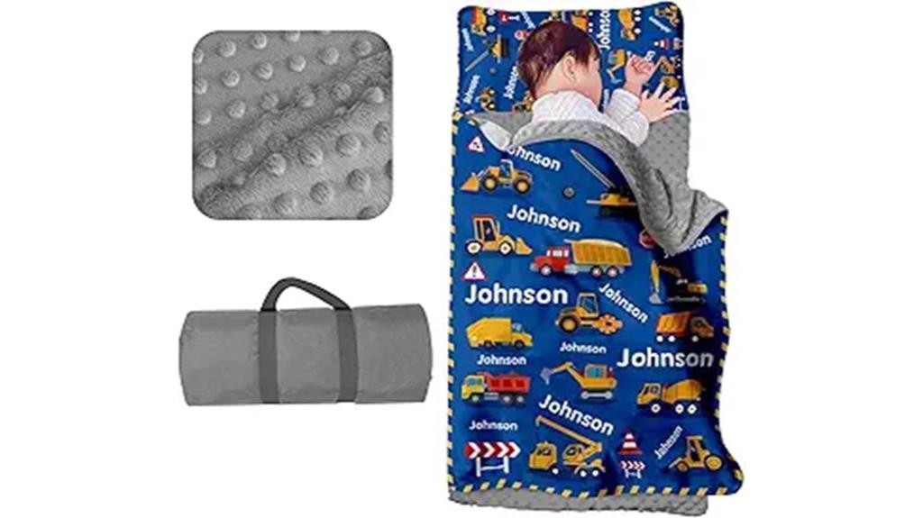 personalized toddler nap set
