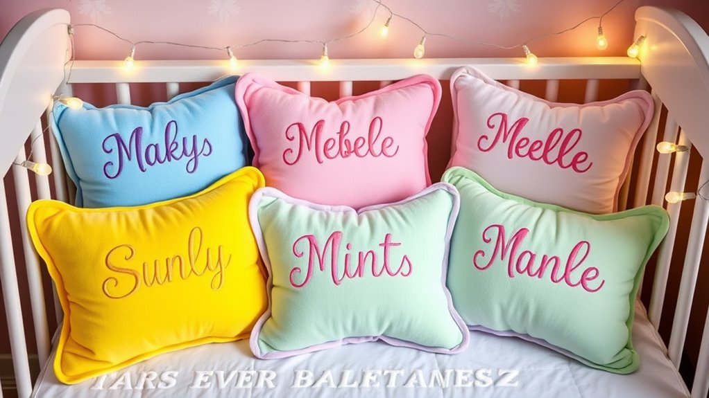 personalized toddler pillows