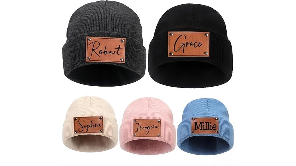 personalized toddler winter hat