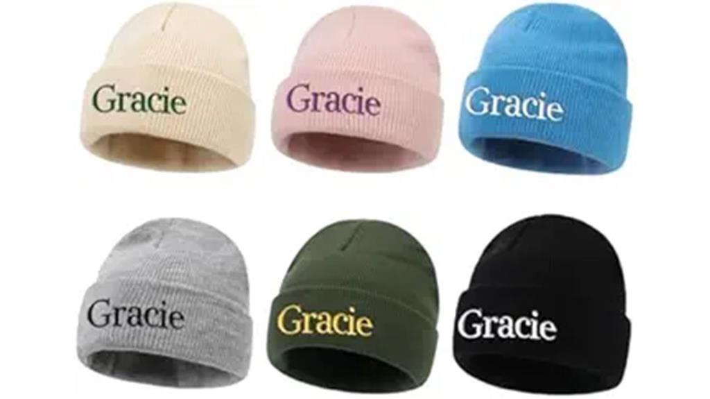 personalized toddler winter hat