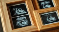 personalized ultrasound frame keepsake