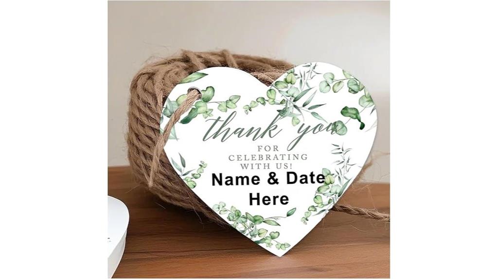 personalized wedding favor tags