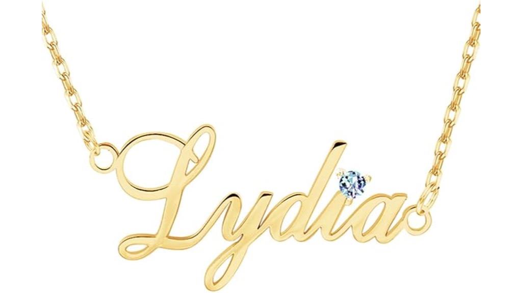 personalized women s necklace