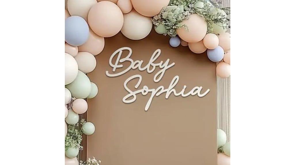 personalized wooden event sign