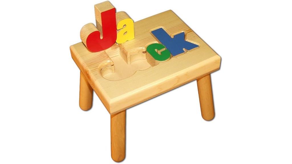 personalized wooden name puzzle