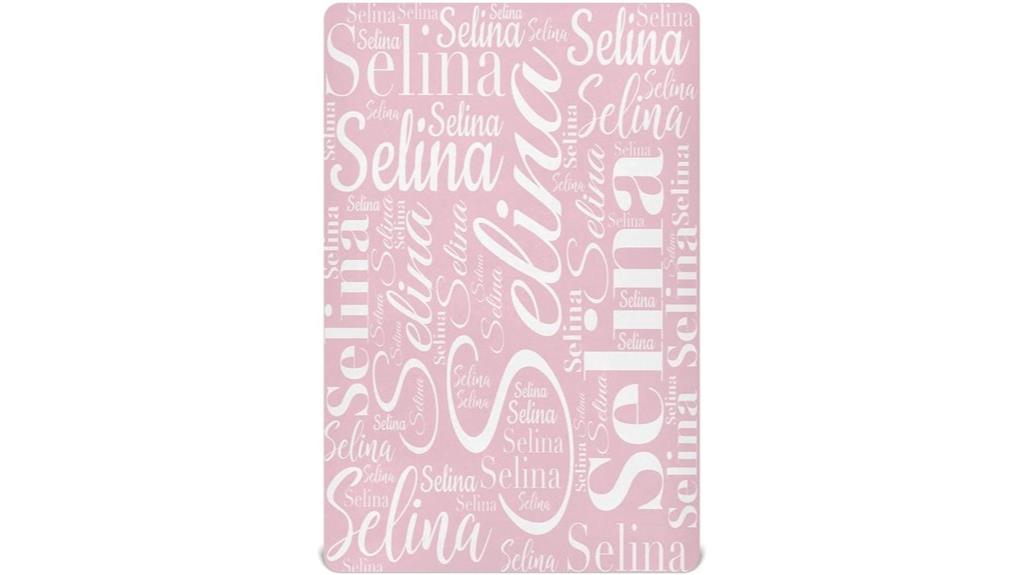 pink baby crib sheet