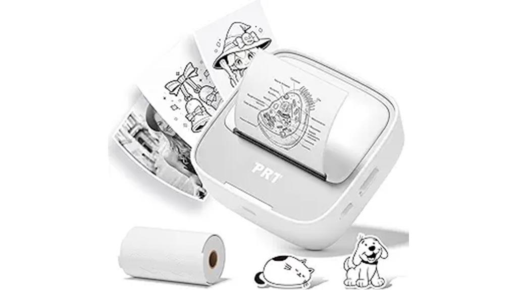 portable thermal sticker printer