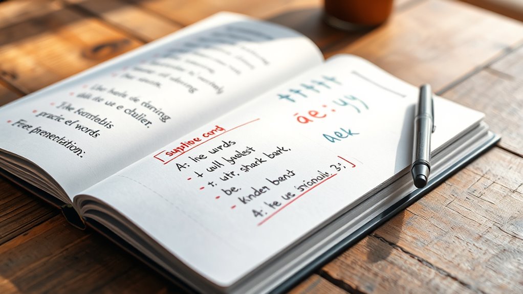 practice with listening and repetition