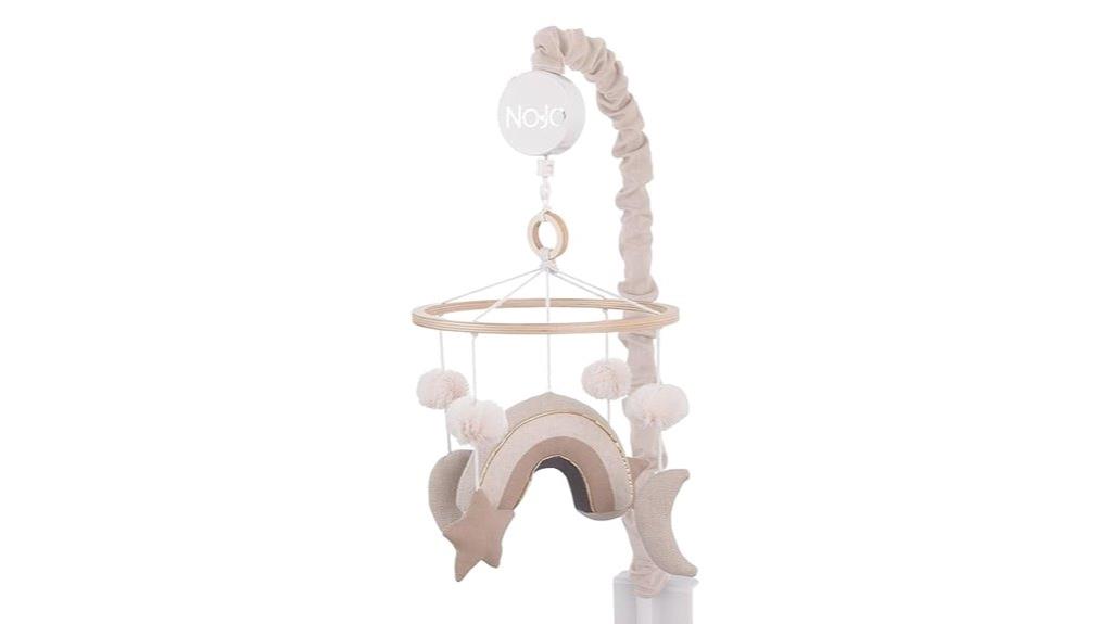 rainbow moon stars mobile