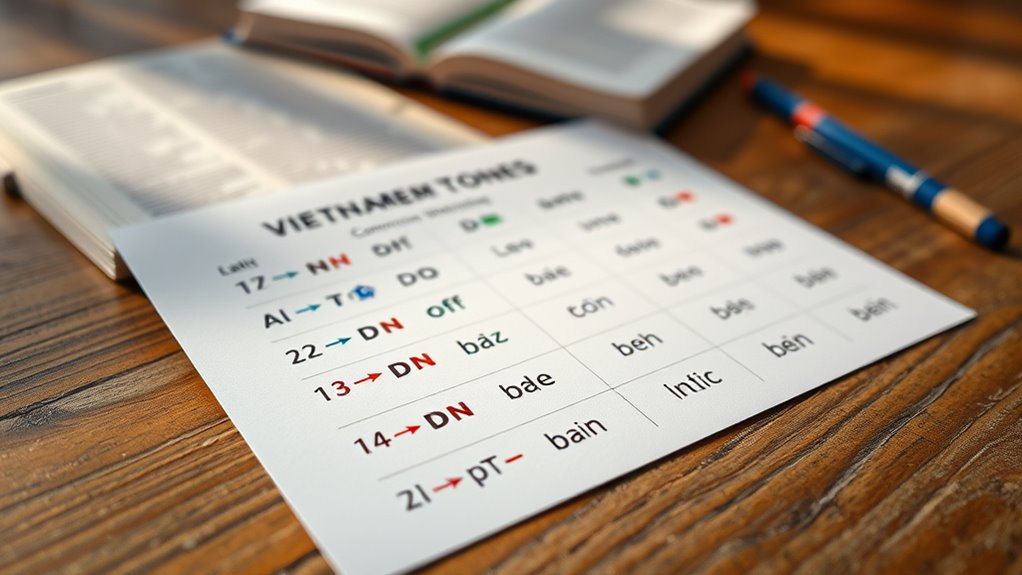 recognize vietnamese tone patterns