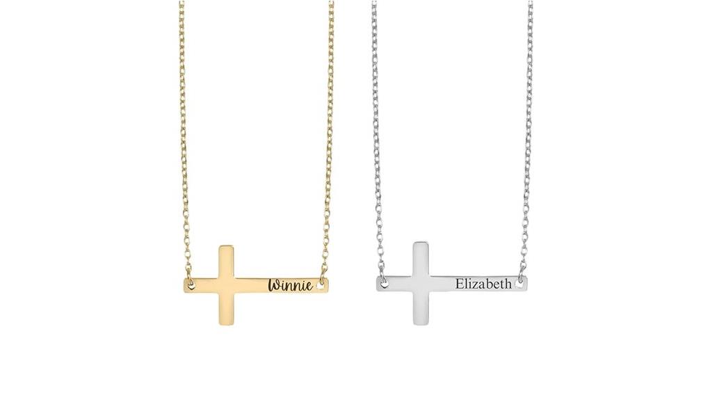 religious personalized name necklace