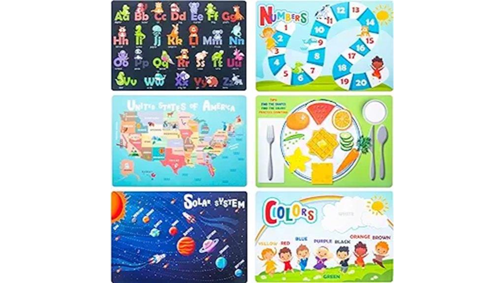 reusable kids placemats