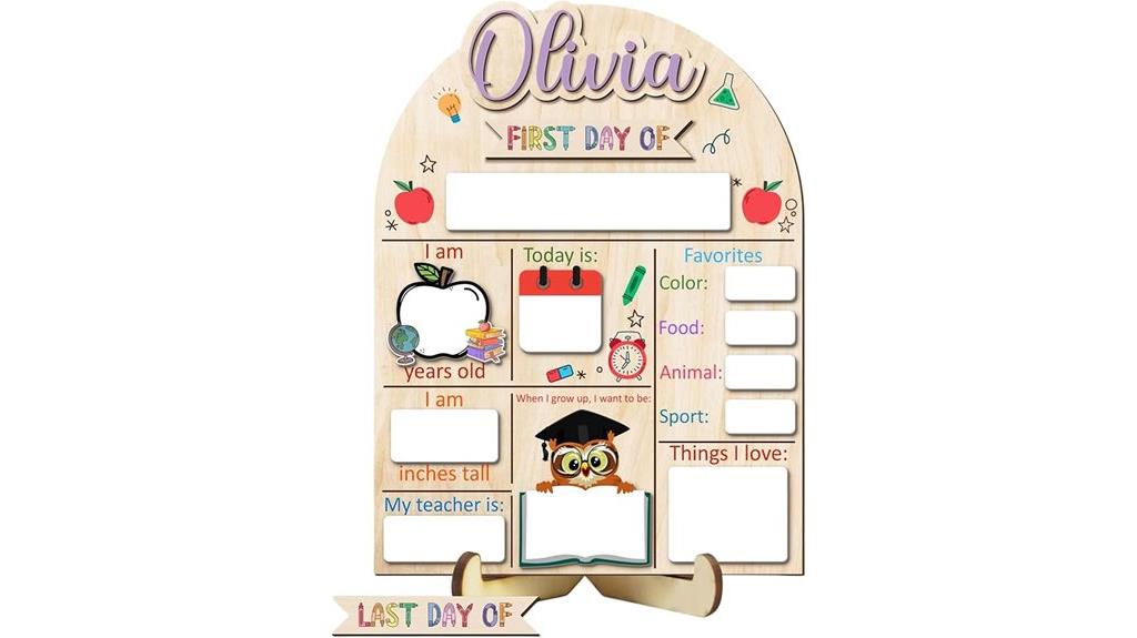 school year name sign