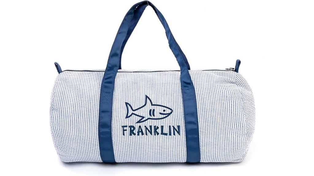 seersucker boys overnight bag
