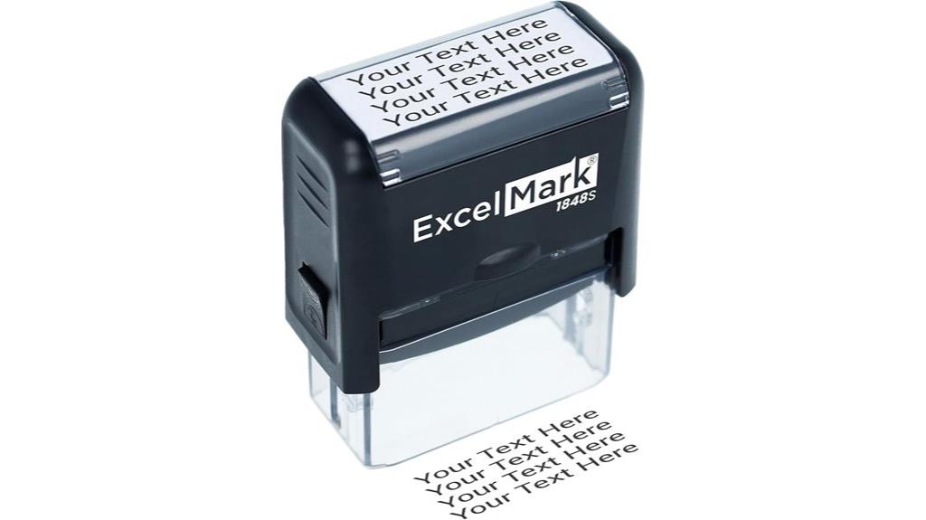 self inking rubber stamp