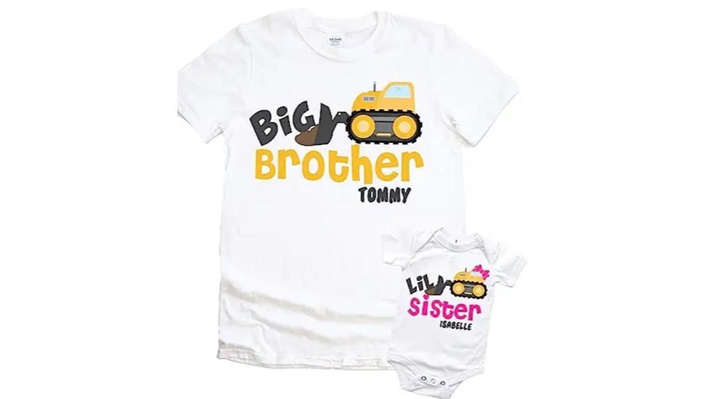 sibling truck shirt set