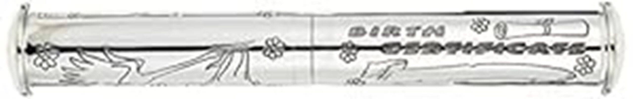 silver baby birth certificate holder
