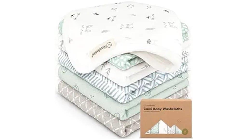 six pack baby washcloths