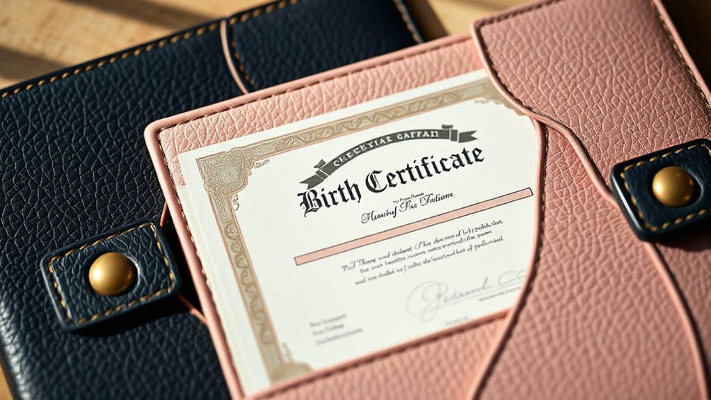 stylish customized certificate holders