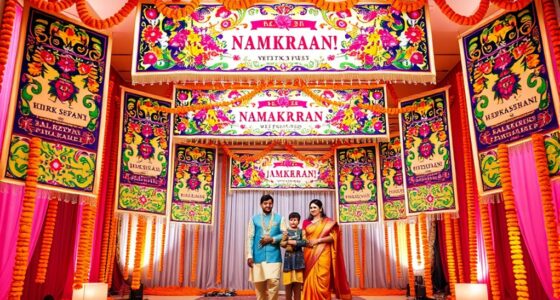 top baby naming celebration banners