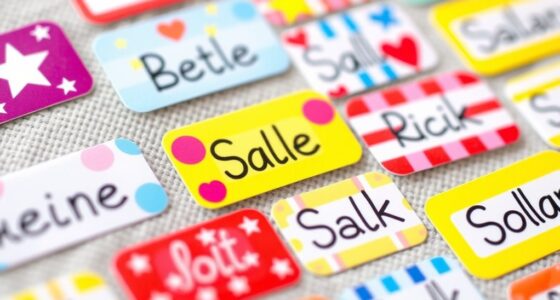 top clothing label stickers