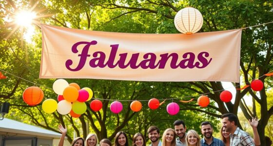 top customized naming day banners