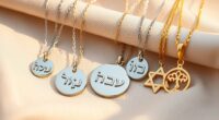 top hebrew name necklace choices