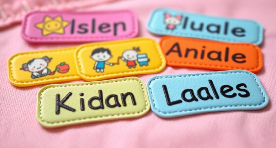 top kids iron on labels