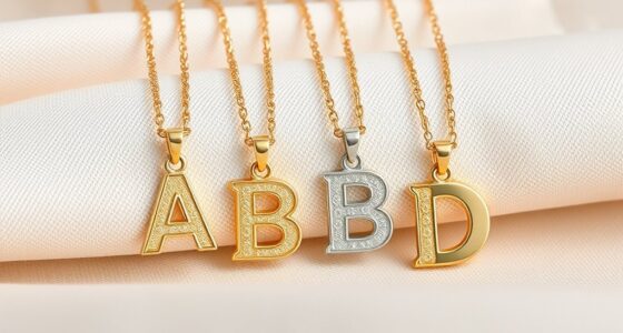 top letter necklace trends