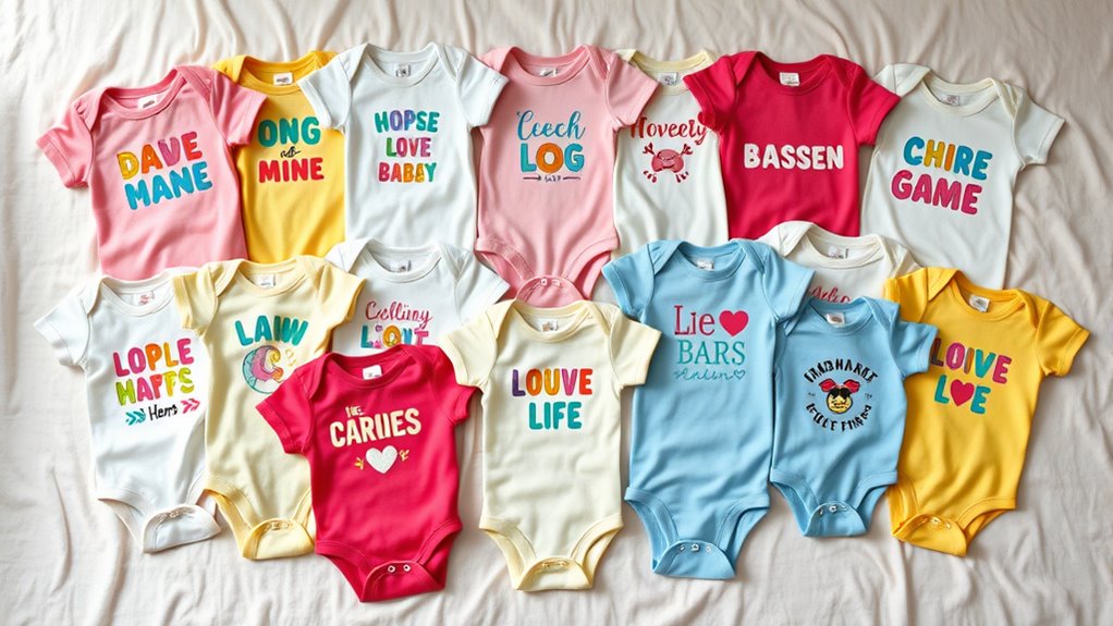 top personalized baby onesies