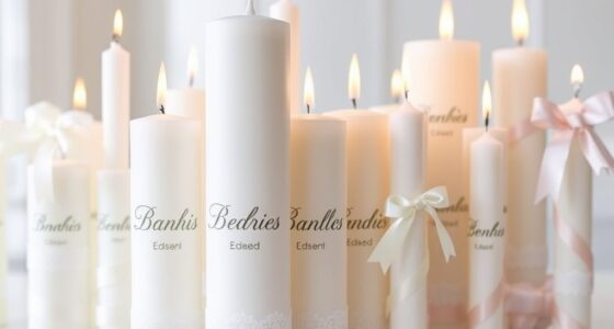 top personalized christening candles