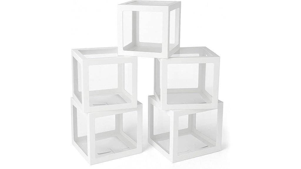 transparent baby shower boxes