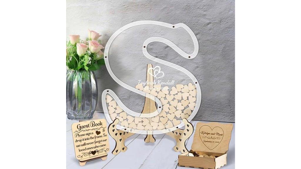 unique wedding guest book