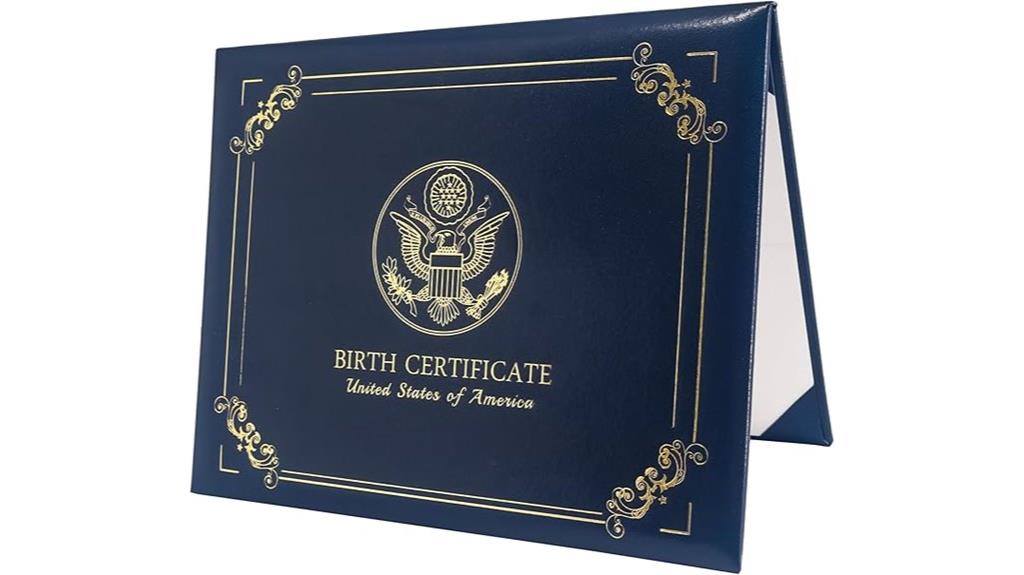 us birth certificate holder