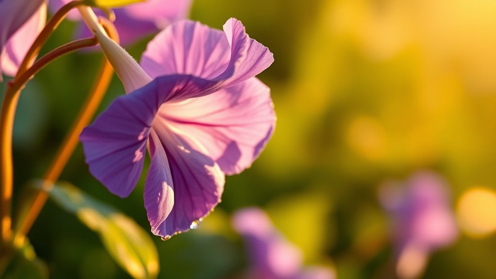 violet symbolizes delicate emotion