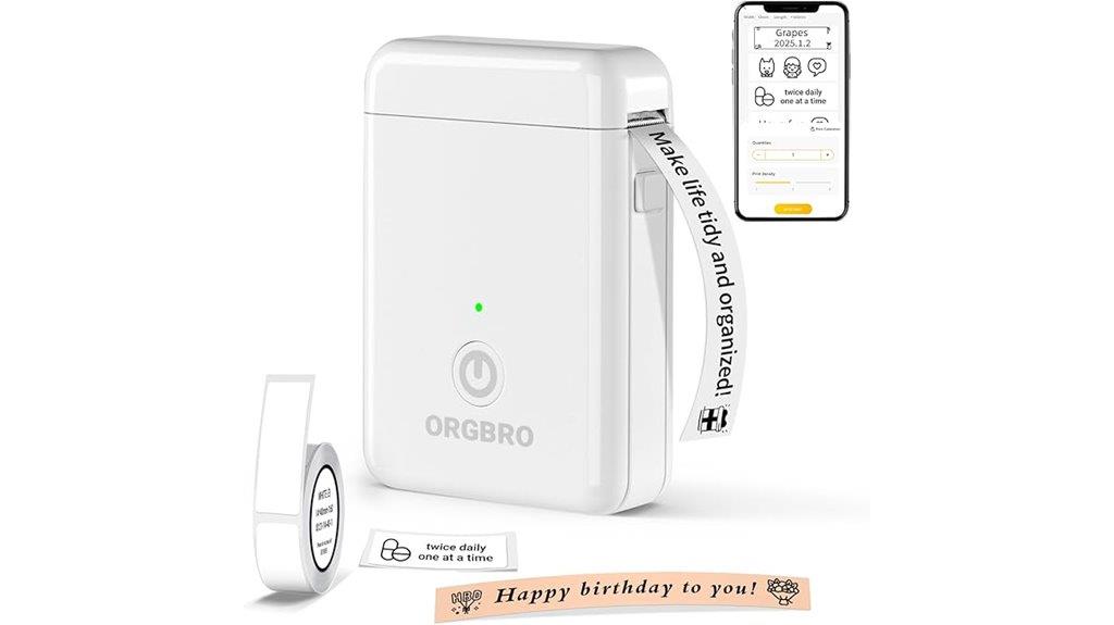 wireless handheld label maker